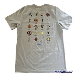 🆕Stapleverse THE FEED CLAN Short Sleeve Lt Gray Logo T-Shirt Men’s SZ: L